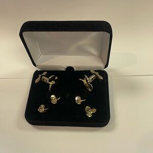 Novelty Boat Propeller Cufflinks and Studs Set